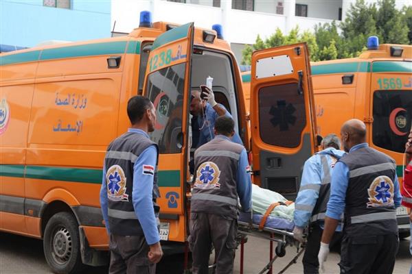 إصابة 3 أشخاص في حادث تصادم بكفر الشيخ