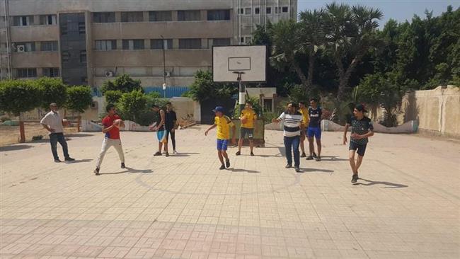 منتخب منطقة الغربية الأزهرية لكرة السلة يختتم تدريباته استعدادا لبطولة الجمهورية