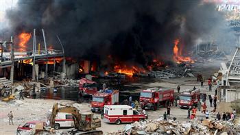   اندلاع حريق ضخم فى لبنان