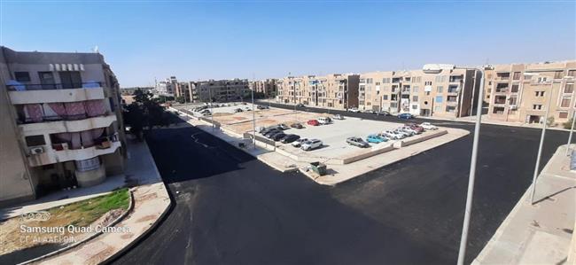 رفع كفاءة الطرق بإسكان الشباب الـ100م بمدينة الشروق