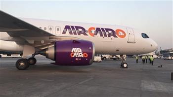  الطائرة الثالثة الجديدة لشركة إير كايرو تصل مطار القاهرة