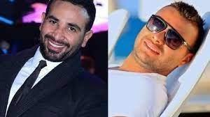 رامي صبري وأحمد سعد في حفل إطلاق مشروع مبني السنتروا بالعاصمة الجديدة 
