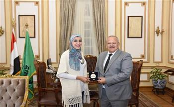   جامعة القاهرة تهنيء جيانا فاروق لفوزها في أولمبياد طوكيو