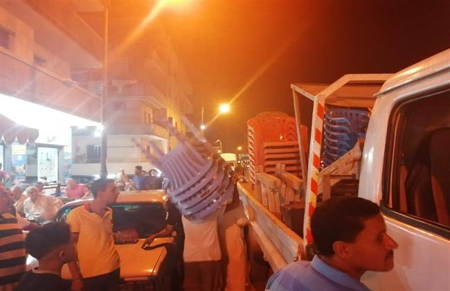 رفع ٢٨٨ حالة إشغال طريق مخالفة بالبحيرة