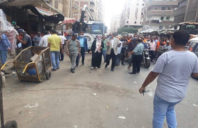 1.6 طن مضبوطات خلال حملات على الأسواق بالإسكندرية      