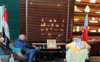   وزير الخارجية يبحث مع نظيره البحريني العلاقات الثنائية
