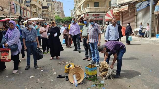 حملة موسعة لفرض الإنضباط بحى شرق الإسكندرية