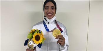 قومى المرأة بالمنوفية يهنئ فريال اشرف بذهبية طوكيو 