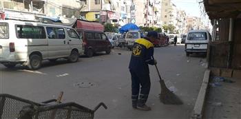   رفع 9 آلاف طن قمامة من شوارع الإسكندرية خلال 24 ساعة 