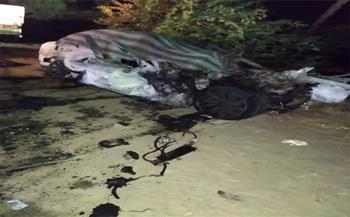 مأساه أب يموت بحسرته على أبنائه بعد سماع مصرعهم بحادث حريق سيارتهم