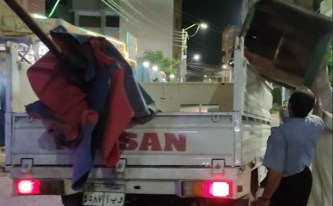 إزالة  125 إشغال متنوعة في حملة مكبرة ببني سويف