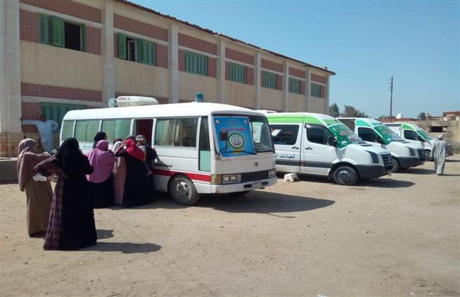 الكشف على 1544 مواطن من أهالي قرية النبيرة بإيتاي البارود 