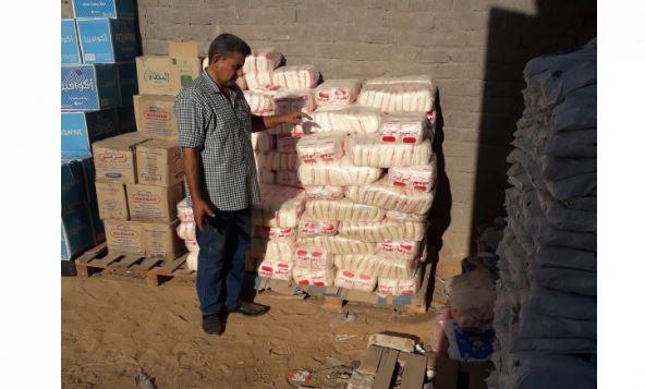 ضبط 1000 كجم سكر ناقص الوزن فى البحيرة 