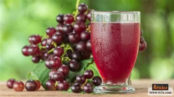   عصير العنب الأحمر وقاية من العديد من الأمراض 