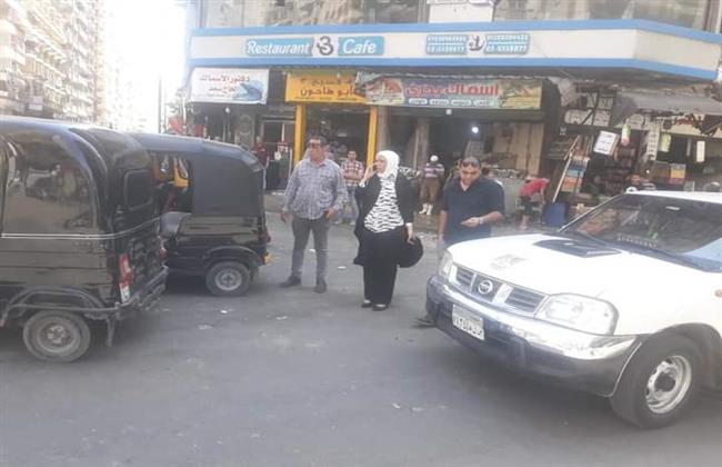  التحفظ على «١٩» توكتوك وتروسيكل بحى المنتزه أول بالإسكندرية 