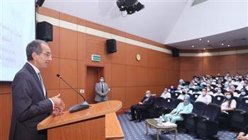 «شباب مصر الرقمية» المشاركين بالعاصمة الإدارية قي لقاء بوزير الاتصالات