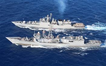القوات البحرية المصرية والهندية تنفذان تدريبًا بالبحر المتوسط