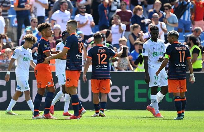 مونبلييه يهزم سانت إيتيان بثنائية نظيفة في الدوري الفرنسي
