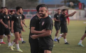 انتظام لاعبي الأهلي الدوليين في التدريبات استعدادا لطلائع الجيش 