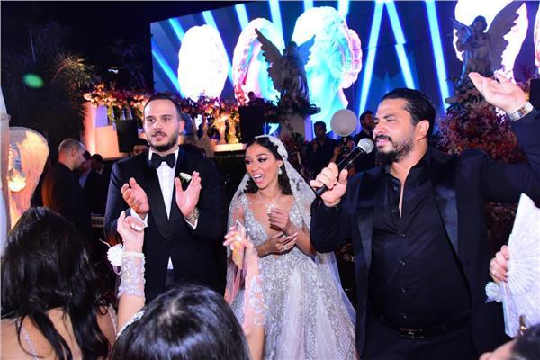 رامي عياش ومصطفى حجاج  في زفاف كريم كوهية ولينا فارس