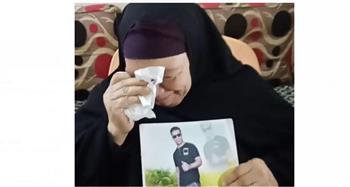   والدة ضحية الغدر في حلوان تفقد بصرها حزناً على نجلها