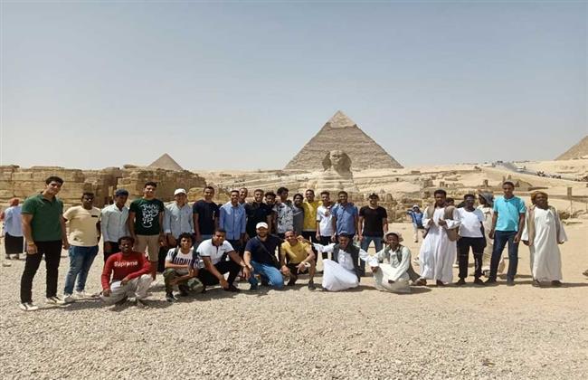 أهرامات الجيزة تستضيف 200 شاب وفتاة من المشاركين ببرنامج «أمل مصر لأبناء المحافظات الحدودية»