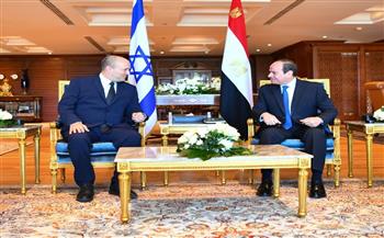   الرئيس السيسى يؤكد لرئيس وزراء إسرائيل دعم مصر لتحقيق السلام