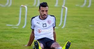  جلسة سريعة لكارتيرون مع إسلام جابر على هامش مران الزمالك