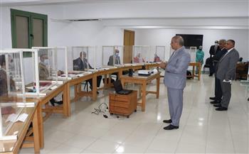 رئيس جامعة الأزهر يتفقد المجموعة التدريبية التاسعة بمركز التدريب والتطوير