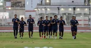 انتظام رباعي الزمالك الدولي في التدريبات