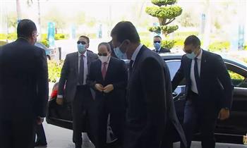   الرئيس السيسي يصل إلى العاصمة الإدارية