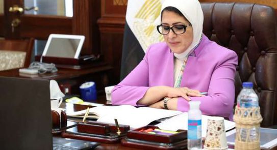 وزيرة الصحة تعقد اجتماعًا مع ممثل منظمة الصحة العالمية بمصر
