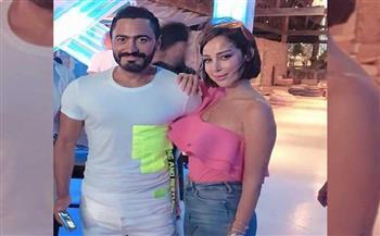 أول ظهور لـ «تامر حسني وزوجته» بعد شائعة انفصالهم