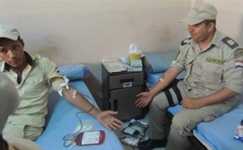  أمن المنيا تنظم حملة للتبرع بالدم في صفوف رجال الشرطة
