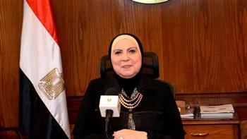 وزيرة الصناعة:إقامة معرض للمنتجات المصرية في الأردن والعراق