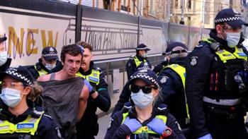   استراليا: إصابة 10 من رجال الشرطة في تظاهرات مناهضة للإغلاق