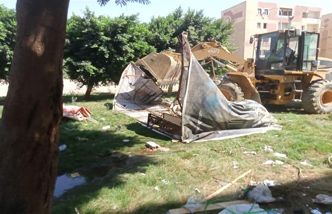 جهاز مدينة بدر يُنفذ حملة لإزالة التعديات والإشغالات بالحي الأول