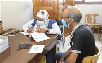 «غرباوى» يتفقد نقاط تلقي لقاح كورونا  بجامعة جنوب الوادى بقنا