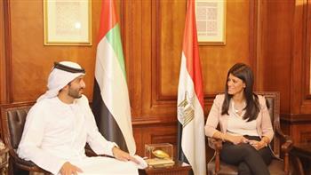   رانيا المشاط تلتقي وزير الاقتصاد الإماراتي 