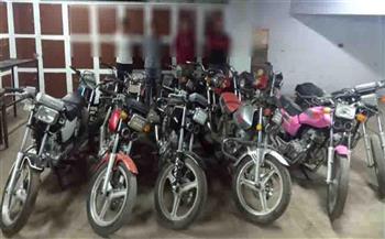   سقوط عصابة سرقة الدراجات النارية فى الشرقية