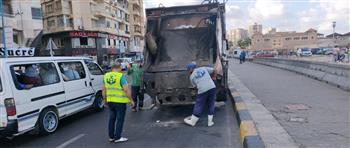   إسكندرية رفع 55 ألف طن قمامة من شوارع الإسكندرية 