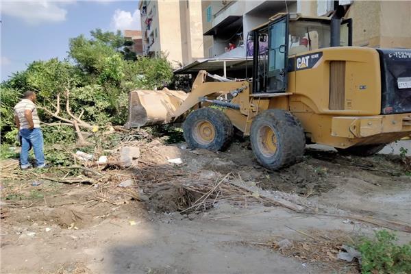 إزالة ٨ حالات تعدى بالبحيرة