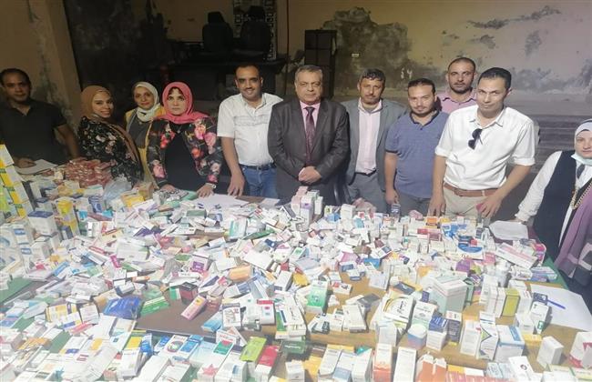 ضبط ١٥٢٠ صنف ادوية مجهولة المصدر ، ١٢٠ صنف بالبحيرة