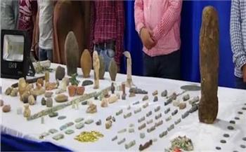   القبض على منقبى آثار بورسعيد بحوزتهم ٦٢ قطعة أثرية ببورسعيد