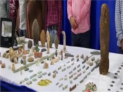 القبض على منقبى آثار بورسعيد بحوزتهم ٦٢ قطعة أثرية ببورسعيد