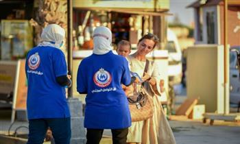 فرق تواصل مجتمعى بقنا لتشجيع الأهالي لتلقى لقاح كورونا