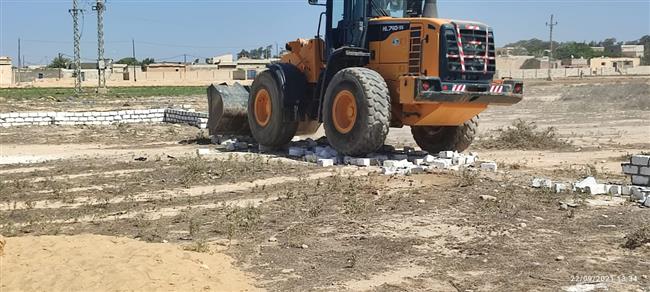 الإسكندرية تواصل إزالة التعديات على أراضى الدولة