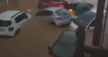 غرق مدينة إسبانية تحت الماء
