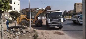   رفع 84 طن قمامة ومخلفات من شوارع بسيون في الغربية