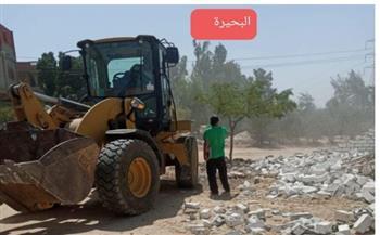 مواجهة التعدى على أملاك الدولة بالبحيرة